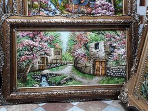 تابلوفرش ابریشم