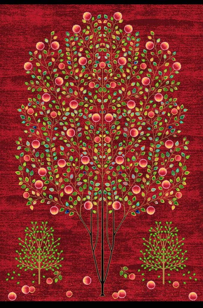 تابلوفرش ابریشم